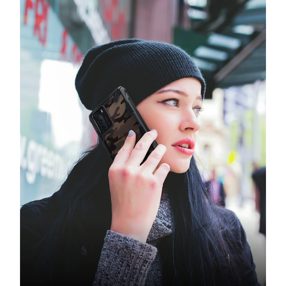 [OUTLET] Etui Ringke Fusion-X Huawei P40 Camo (Moro) Black - Outlet - Ringke