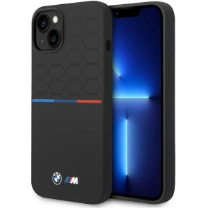 Kup Etui BMW BMHMP15S22SMPK Apple iPhone 15 / 14 / 13 hardcase M Silicone Pattern MagSafe černý/black - BMW653 - {ean13} - Sklep Home Screen