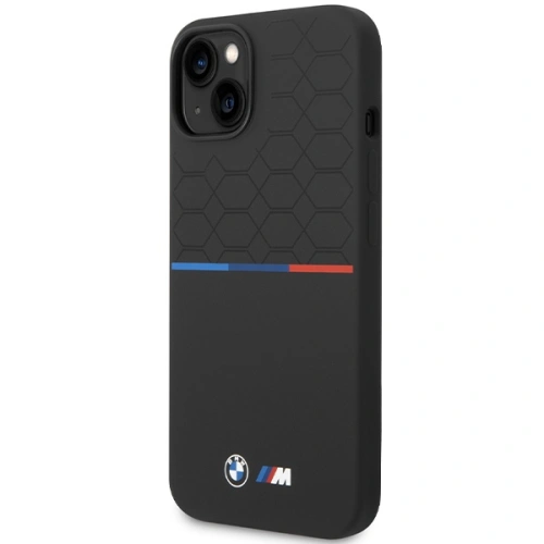Kup Etui BMW BMHMP15S22SMPK Apple iPhone 15 / 14 / 13 hardcase M Silicone Pattern MagSafe czarny/black - BMW653 - {ean13} - Sklep Home Screen