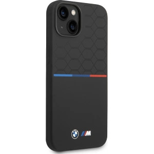 Buy BMW BMHMP15S22SMPK Apple iPhone 15 / 14 / 13 hardcase M Silicone Pattern MagSafe black - BMW653 - {ean13} - Home Screen Store Europe