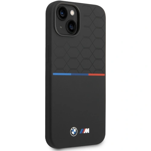 Kup Etui BMW BMHMP15S22SMPK Apple iPhone 15 / 14 / 13 hardcase M Silicone Pattern MagSafe czarny/black - BMW653 - {ean13} - Sklep Home Screen