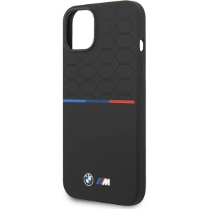 Buy BMW BMHMP15S22SMPK Apple iPhone 15 / 14 / 13 hardcase M Silicone Pattern MagSafe black - BMW653 - {ean13} - Home Screen Store Europe