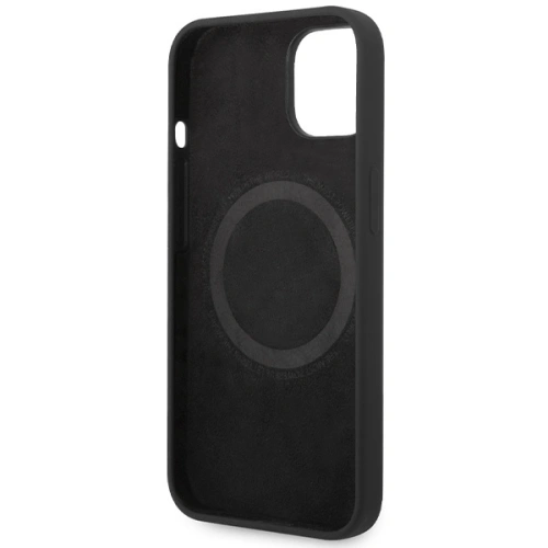 Buy BMW BMHMP15S22SMPK Apple iPhone 15 / 14 / 13 hardcase M Silicone Pattern MagSafe black - BMW653 - {ean13} - Home Screen Store Europe