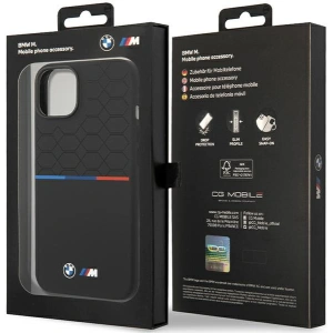 Buy BMW BMHMP15S22SMPK Apple iPhone 15 / 14 / 13 hardcase M Silicone Pattern MagSafe black - BMW653 - {ean13} - Home Screen Store Europe