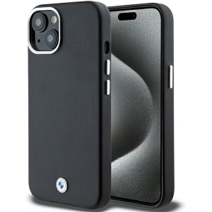 Kup Etui BMW BMHMP15S23PUFWK Apple iPhone 15 / 14 / 13 Signature Wrapped Metal MagSafe černé/black - BMW654 - {ean13} - Sklep Home Screen