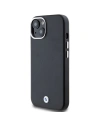 Buy BMW BMHMP15S23PUFWK Apple iPhone 15 / 14 / 13 Signature Wrapped Metal MagSafe black - BMW654 - {ean13} - Home Screen Store Europe