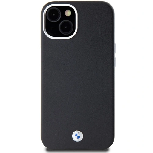 Buy BMW BMHMP15S23PUFWK Apple iPhone 15 / 14 / 13 Signature Wrapped Metal MagSafe black - BMW654 - {ean13} - Home Screen Store Europe