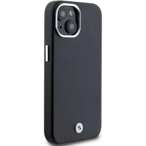 Kup Etui BMW BMHMP15S23PUFWK Apple iPhone 15 / 14 / 13 Signature Wrapped Metal MagSafe negru/black - BMW654 - {ean13} - Sklep Home Screen
