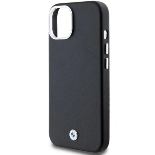 Buy BMW BMHMP15S23PUFWK Apple iPhone 15 / 14 / 13 Signature Wrapped Metal MagSafe black - BMW654 - {ean13} - Home Screen Store Europe