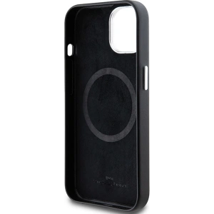 Kup Case BMW BMHMP15S23PUFWK Apple iPhone 15 / 14 / 13 Signature Wrapped Metal MagSafe schwarz/black - BMW654 - {ean13} - Sklep Home Screen
