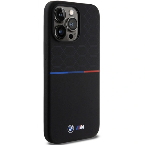 Kup Case BMW BMHMP15X22SMPK Apple iPhone 15 Pro Max Hardcase M Silikonmuster MagSafe schwarz/black - BMW655 - {ean13} - Sklep Home Screen