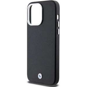 Kup Case BMW BMHMP15X23PUFWK Apple iPhone 15 Pro Max Signature Wrapped Metal MagSafe schwarz/black - BMW656 - {ean13} - Sklep Home Screen