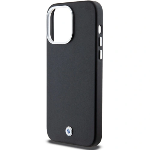 Kup Case BMW BMHMP15X23PUFWK Apple iPhone 15 Pro Max Signature Wrapped Metal MagSafe schwarz/black - BMW656 - {ean13} - Sklep Home Screen