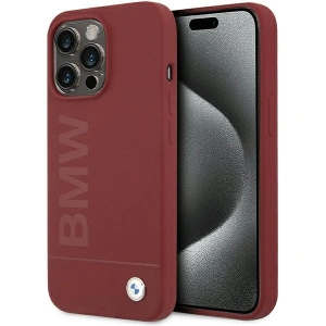 Kup Etui BMW BMHMP15XSLBLRE Apple iPhone 15 Pro Max hardcase Silicone Big Logo MagSafe czerwony/red - BMW657 - {ean13} - Sklep Home Screen