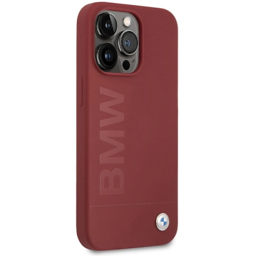 Kup Etui BMW BMHMP15XSLBLRE Apple iPhone 15 Pro Max hardcase Silicone Big Logo MagSafe červený/red - BMW657 - {ean13} - Sklep Home Screen