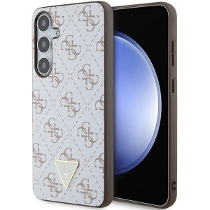 Kup Etui Guess GUHCS24MPG4GPH Samsung Galaxy S24+ Plus hardcase 4G Triangle alb/white - GUE3344 - {ean13} - Sklep Home Screen