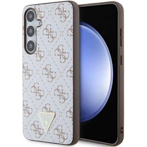Kup Etui Guess GUHCS24MPG4GPH Samsung Galaxy S24+ Plus hardcase 4G Triangle alb/white - GUE3344 - {ean13} - Sklep Home Screen