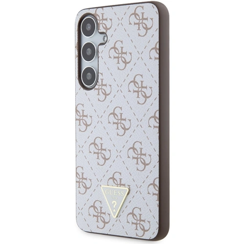 Kup Etui Guess GUHCS24MPG4GPH Samsung Galaxy S24+ Plus hardcase 4G Triangle alb/white - GUE3344 - {ean13} - Sklep Home Screen