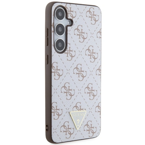 Kup Etui Guess GUHCS24MPG4GPH Samsung Galaxy S24+ Plus hardcase 4G Triangle alb/white - GUE3344 - {ean13} - Sklep Home Screen