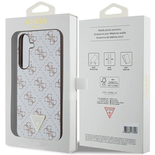Kup Etui Guess GUHCS24MPG4GPH Samsung Galaxy S24+ Plus hardcase 4G Triangle alb/white - GUE3344 - {ean13} - Sklep Home Screen