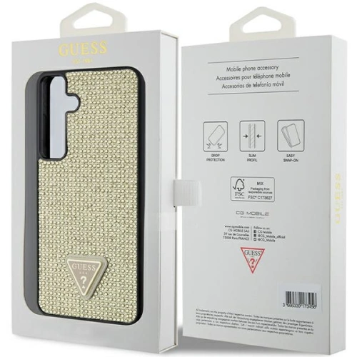 Kup Etui Guess GUHCS24SHDGPPD Samsung Galaxy S24 hardcase Rhinestone Triangle zlatý/gold - GUE3346 - {ean13} - Sklep Home Screen