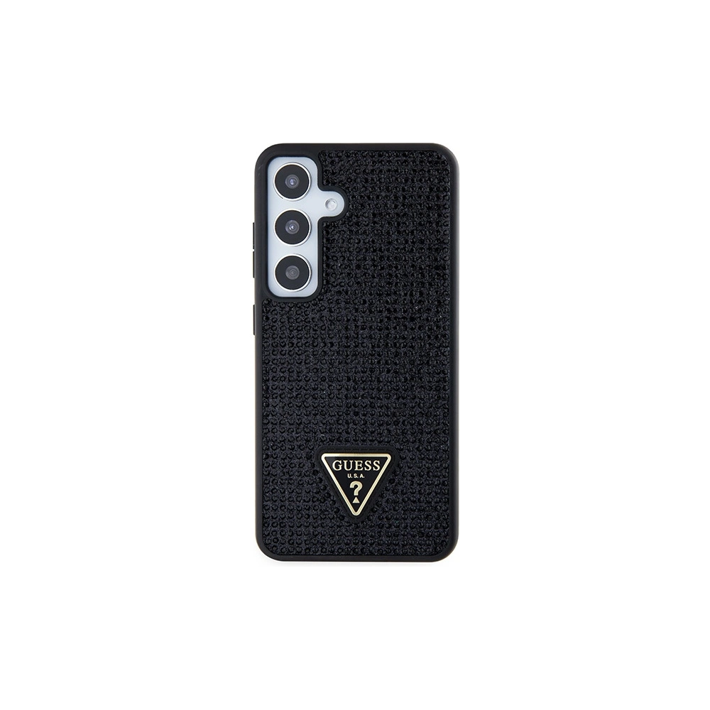 Etui Guess GUHCS24SHDGPPK Samsung Galaxy S24 hardcase Rhinestone Triangle czarny/black