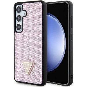 Kup Case Guess GUHCS24SHDGPPP Samsung Galaxy S24 Hardcase Rhinestone Triangle rosa/pink - GUE3348 - {ean13} - Sklep Home Screen