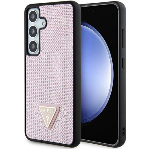 Kup Etui Guess GUHCS24SHDGPPP Samsung Galaxy S24 hardcase Rhinestone Triangle różowy/pink - GUE3348 - {ean13} - Sklep Home Screen
