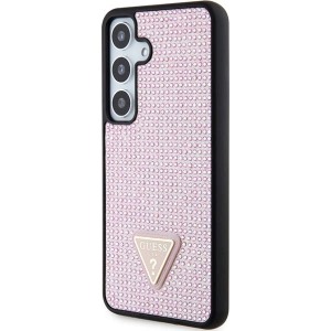 Kup Etui Guess GUHCS24SHDGPPP Samsung Galaxy S24 hardcase Rhinestone Triangle różowy/pink - GUE3348 - {ean13} - Sklep Home Screen