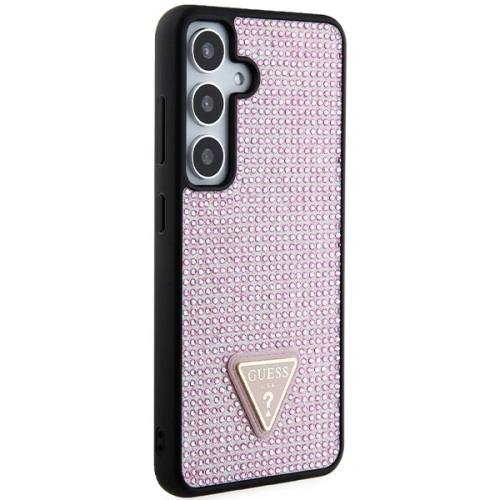 Kup Etui Guess GUHCS24SHDGPPP Samsung Galaxy S24 hardcase Rhinestone Triangle roz/pink - GUE3348 - {ean13} - Sklep Home Screen