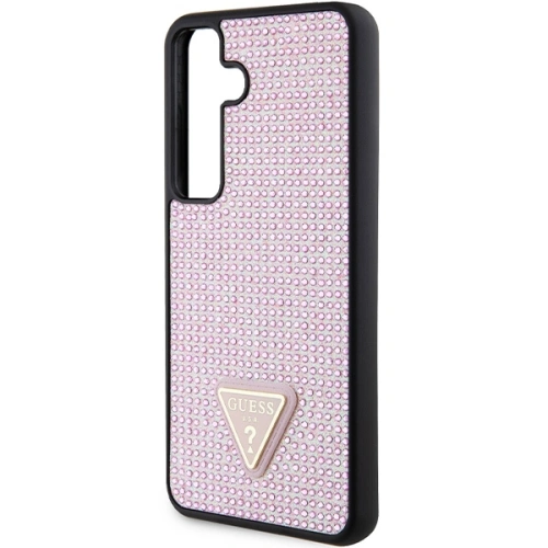 Kup Etui Guess GUHCS24SHDGPPP Samsung Galaxy S24 hardcase Rhinestone Triangle roz/pink - GUE3348 - {ean13} - Sklep Home Screen