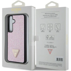 Kup Etui Guess GUHCS24SHDGPPP Samsung Galaxy S24 hardcase Rhinestone Triangle różowy/pink - GUE3348 - {ean13} - Sklep Home Screen