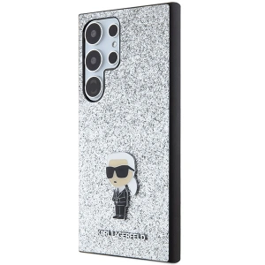 Kup Etui Karl Lagerfeld KLHCS24LGCNPSG Samsung Galaxy S24 Ultra kemény tok Fixed Glitter Ikonik Logo Metal Pin ezüst/silver - KLD1919 - {ean13} - Sklep Home Screen