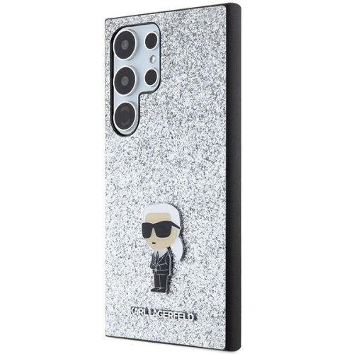 Kup Etui Karl Lagerfeld KLHCS24LGCNPSG Samsung Galaxy S24 Ultra kemény tok Fixed Glitter Ikonik Logo Metal Pin ezüst/silver - KLD1919 - {ean13} - Sklep Home Screen