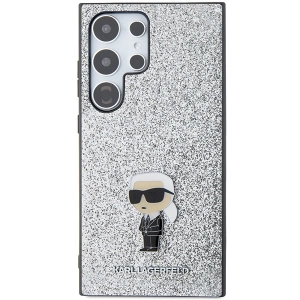 Kup Etui Karl Lagerfeld KLHCS24LGCNPSG Samsung Galaxy S24 Ultra kemény tok Fixed Glitter Ikonik Logo Metal Pin ezüst/silver - KLD1919 - {ean13} - Sklep Home Screen