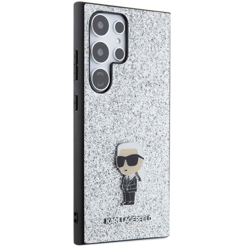 Kup Etui Karl Lagerfeld KLHCS24LGCNPSG Samsung Galaxy S24 Ultra kemény tok Fixed Glitter Ikonik Logo Metal Pin ezüst/silver - KLD1919 - {ean13} - Sklep Home Screen