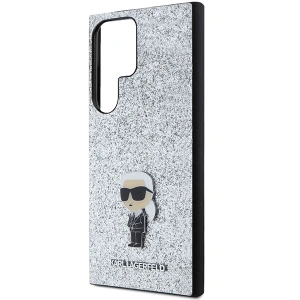 Kup Etui Karl Lagerfeld KLHCS24LGCNPSG Samsung Galaxy S24 Ultra kemény tok Fixed Glitter Ikonik Logo Metal Pin ezüst/silver - KLD1919 - {ean13} - Sklep Home Screen