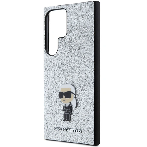 Kup Etui Karl Lagerfeld KLHCS24LGCNPSG Samsung Galaxy S24 Ultra kemény tok Fixed Glitter Ikonik Logo Metal Pin ezüst/silver - KLD1919 - {ean13} - Sklep Home Screen