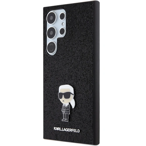 Kup Etui Karl Lagerfeld KLHCS24LGKNPSK Samsung Galaxy S24 Ultra hardcase Fixed Glitter Ikonik Logo Metal Pin černý/black - KLD1920 - {ean13} - Sklep Home Screen