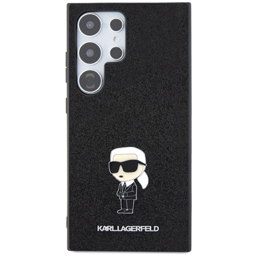 Kup Etui Karl Lagerfeld KLHCS24LGKNPSK Samsung Galaxy S24 Ultra hardcase Fixed Glitter Ikonik Logo Metal Pin černý/black - KLD1920 - {ean13} - Sklep Home Screen