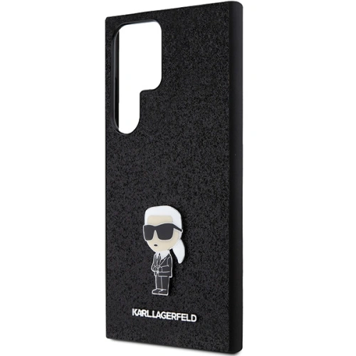 Kup Etui Karl Lagerfeld KLHCS24LGKNPSK Samsung Galaxy S24 Ultra hardcase Fixed Glitter Ikonik Logo Metal Pin černý/black - KLD1920 - {ean13} - Sklep Home Screen