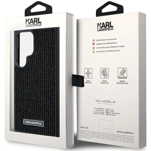 Buy Karl Lagerfeld KLHCS24LHDSPRK Samsung Galaxy S24 Ultra hardcase Rhinestone Metal Logo black - KLD1921 - {ean13} - Home Screen Store Europe