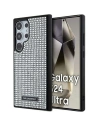 Etui Karl Lagerfeld KLHCS24LHDSPRS Samsung Galaxy S24 Ultra hardcase Rhinestone Metal Logo stříbrný/silver