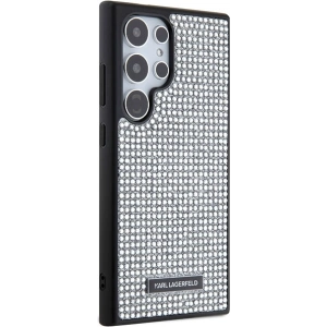 Kup Etui Karl Lagerfeld KLHCS24LHDSPRS Samsung Galaxy S24 Ultra kemény tok Rhinestone Metal Logo ezüst/silver - KLD1922 - {ean13} - Sklep Home Screen