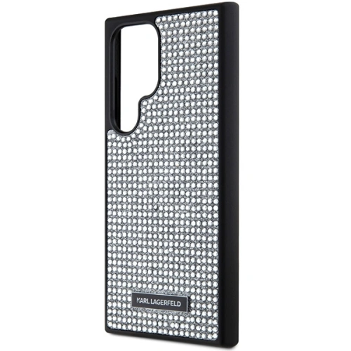 Kup Etui Karl Lagerfeld KLHCS24LHDSPRS Samsung Galaxy S24 Ultra hardcase Rhinestone Metal Logo stříbrný/silver - KLD1922 - {ean13} - Sklep Home Screen