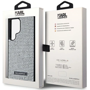 Kup Etui Karl Lagerfeld KLHCS24LHDSPRS Samsung Galaxy S24 Ultra kemény tok Rhinestone Metal Logo ezüst/silver - KLD1922 - {ean13} - Sklep Home Screen