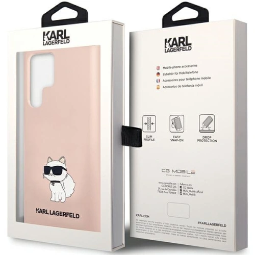 Kup Etui Karl Lagerfeld KLHCS24LSNCHBCP Samsung Galaxy S24 Ultra hardcase silikon Choupette růžový/pink - KLD1923 - {ean13} - Sklep Home Screen
