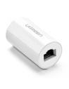 Conector rețea UGREEN NW116 RJ45 / RJ45 alb
