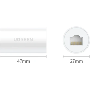 Kup Złączka sieciowa UGREEN NW116 RJ45 / RJ45 biała - UGR1820 - {ean13} - Sklep Home Screen