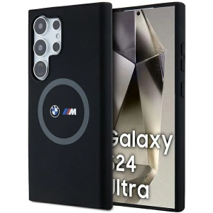 Kup Etui BMW BMHMS24L23SROK Samsung Galaxy S24 Ultra hardcase M Silicone Printed Ring MagSafe černý/black - BMW658 - {ean13} - Sklep Home Screen